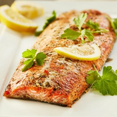 Fabulously Easy Herbed Salmon