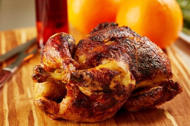Simple Roasted Whole Chicken