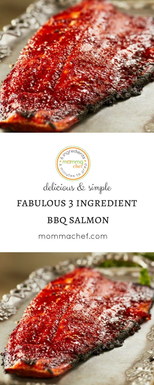 Fabulous 3 Ingredient BBQ Salmon - Momma Chef