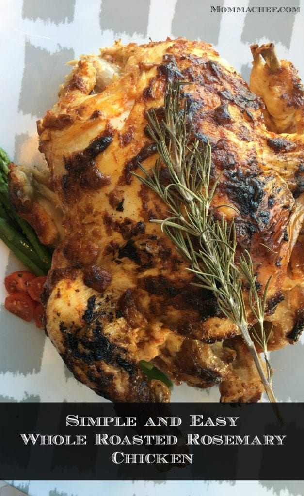 Quick and Easy Kid-Approved Whole Roasted Rosemary Chicken Recipe