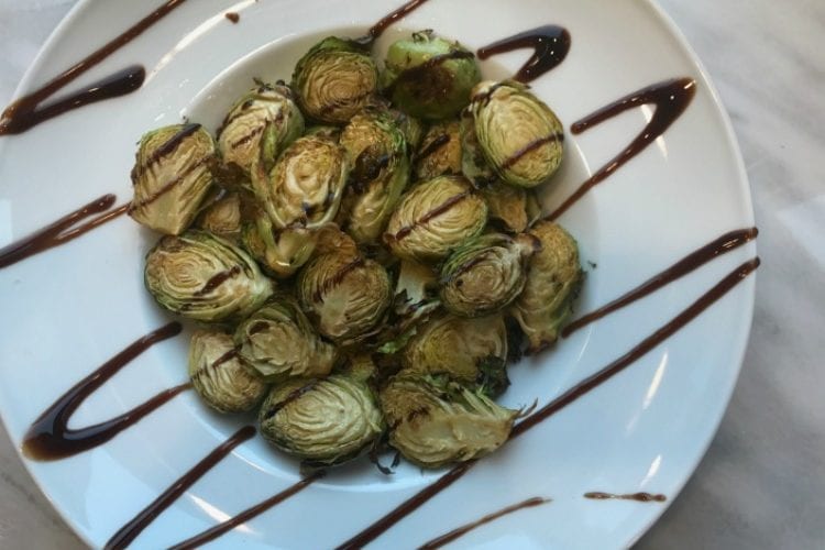 Balsamic Glazed Roasted Brussel Sprouts