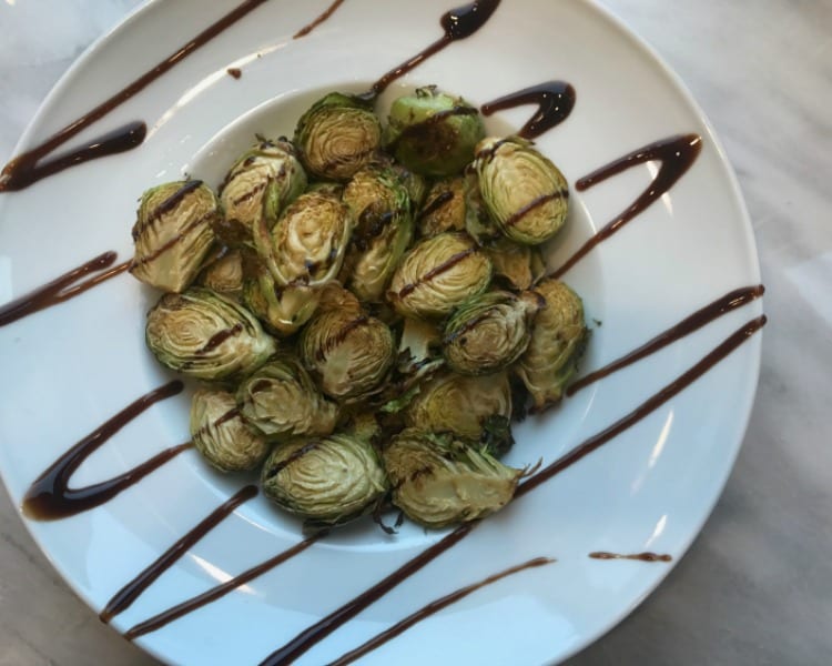 Balsamic Glazed Roasted Brussel Sprouts