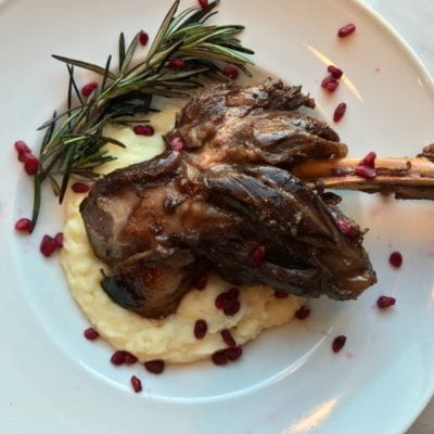 Oh-So Easy Pomegranate Braised Lamb Shanks