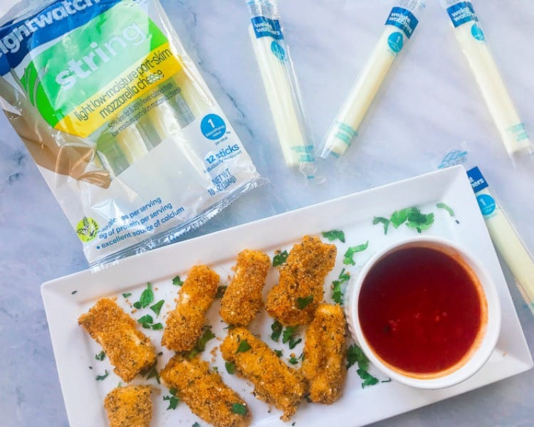 Quick and Easy Healthy Baked Mozzarella Sticks Recipe