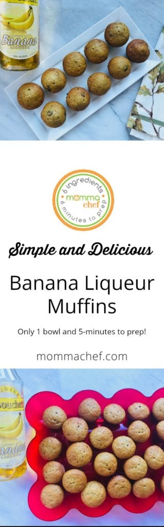 Quick and Easy Delicious Banana Liqueur Muffins