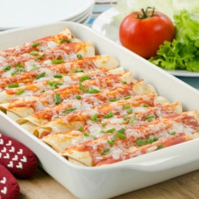 Simple and Delicious Vegetarian Enchiladas