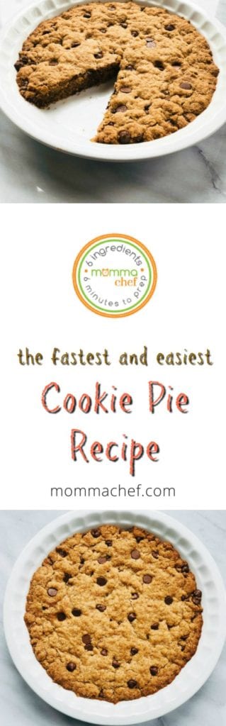 Quick and Easy Cookie Pie Recipe