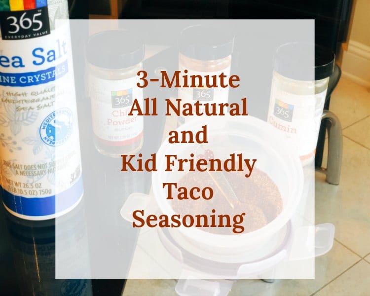 Quick and Easy Taco Seasoning