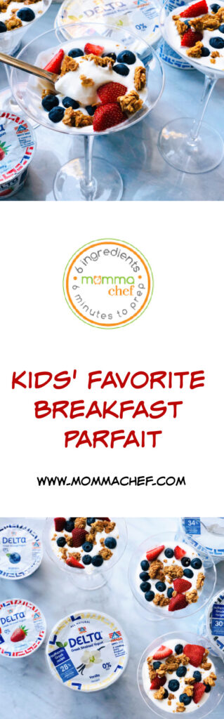 Kids' Favorite Breakfast Parfait - Momma Chef