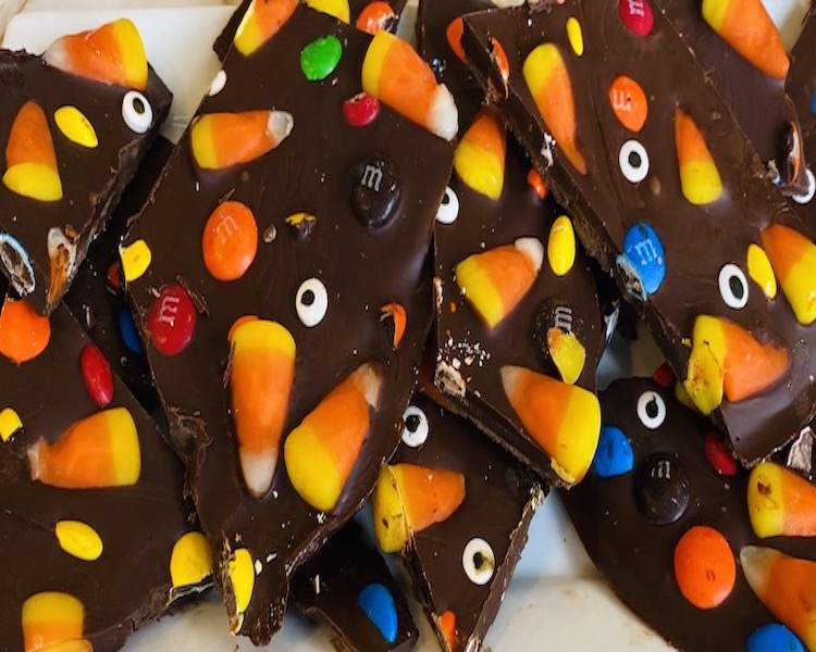 FESTIVE HOLIDAY CHOCOLATE BARK