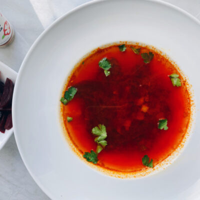 Vegetarian Red Beet Soup